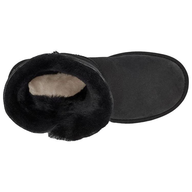 (WMNS) UGG Bailey Button II Boot Fleece Lined Black Women's 1016226-BLK