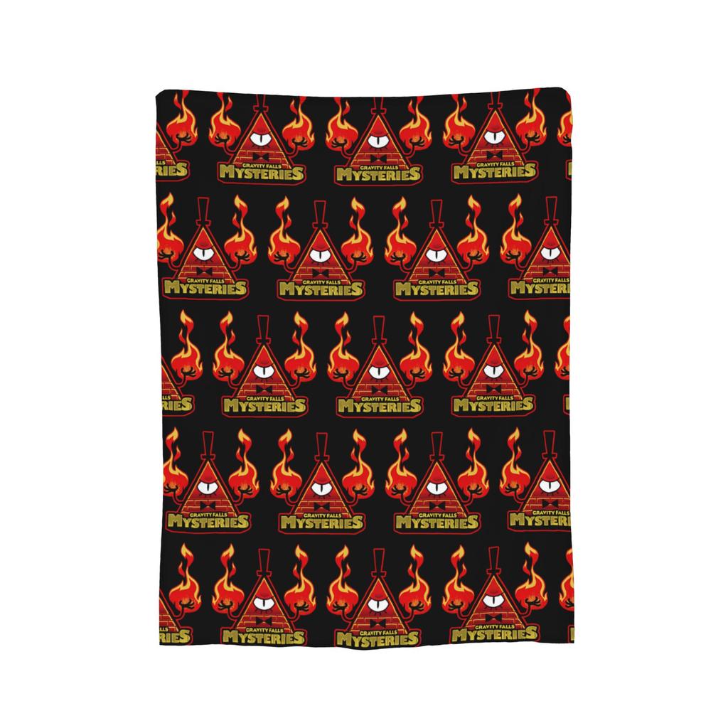 Bill Cipher Gravitys Falls blanket Velvet Textile Decor Portable Warm Throw blanket for Bed Office Bedding Throws