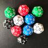 5PCS Polyhedral Dice D30 30Sided Acrylic Dices Educational Toys Math Learning Resources Club Party Family Board Game Props