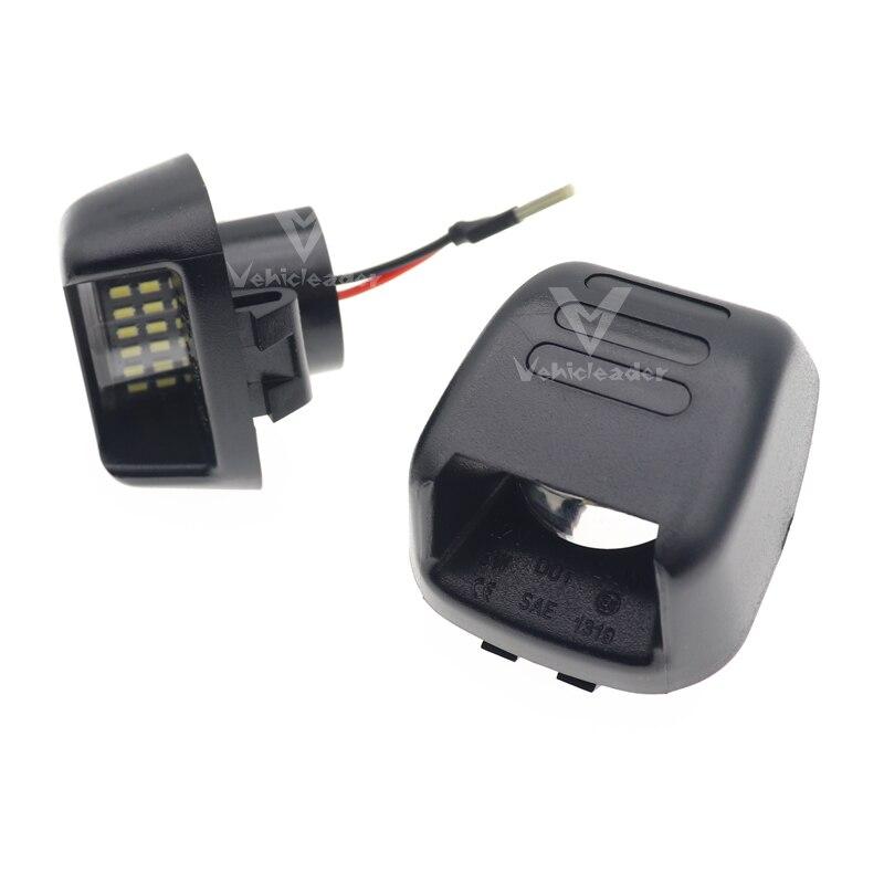 2x безошибочные светодиодные лампы для номерного знака 18 светодиодных ламп для освещения номерного знака для Navara D40 Frontier для ACMAT ALTV для Suzuki Equator