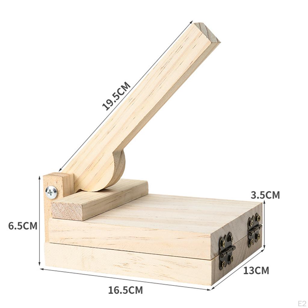 Деревянный пресс для пельменей ручной работы — кухонный инструмент для домашней выпечки