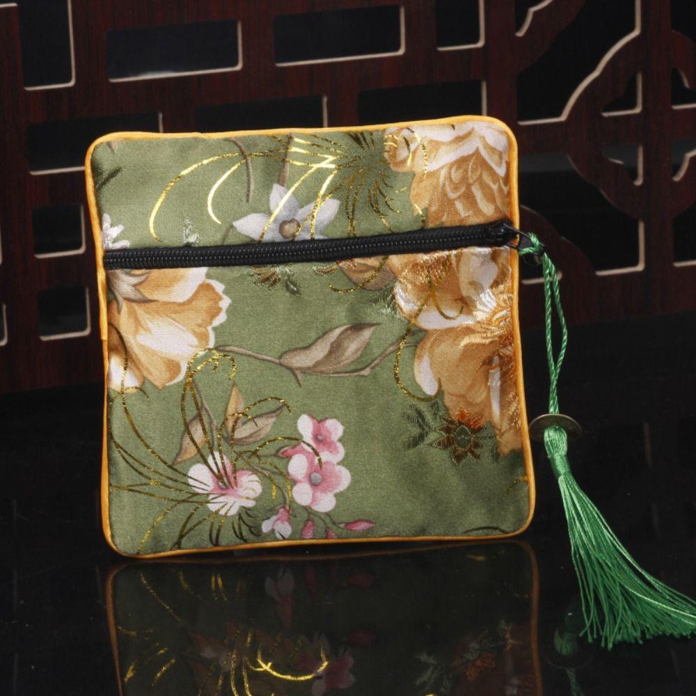 Cloth Cloth Wallet Tassel Chinese Style Coin Pouch Exquisite Embroidery Coin Pouch Ladies