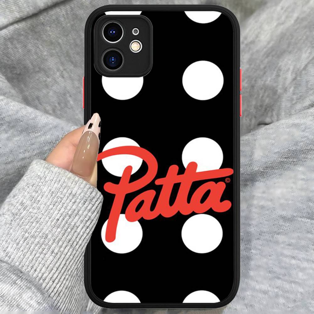 Модный P-patta Для Силиконового Матового Чехла Для Телефона Для IPhone 16 Pro Max 15 14 13 12 11 X XS MAX