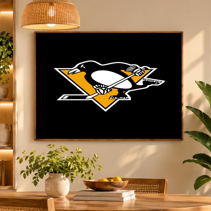 5D Diamond Painting Pittsburgh Penguins DIY Full Drill Diamond Art Kit Home Decoration