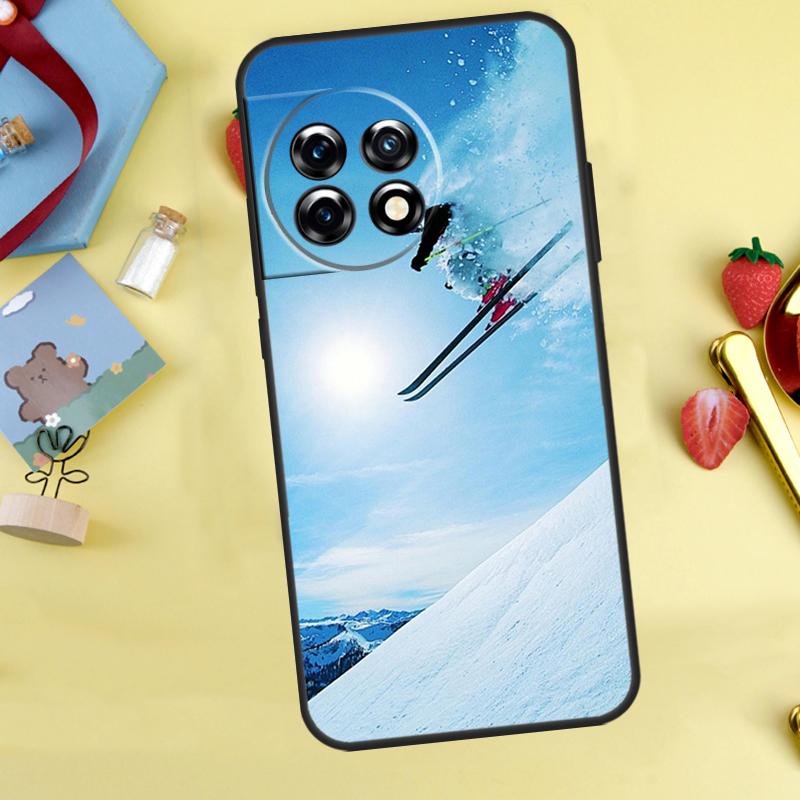 Ski Neige Snowboard Case For OnePlus 13R 12R 13T 15 13 12 11 10 9 10R 10T 8T Nord 5 CE 4 2 3 Lite N20 N30 Cover