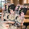 Phone case: 2D flat, suitable for Samsung Galaxy A34 A35 M05 M06 S20 S22 S21 FE Plus 5G, cat ear girl, perfect holiday gift for Christmas and Hallowee
