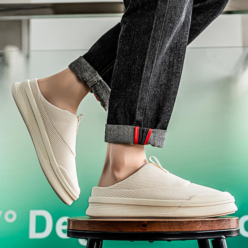 Модные мужские тапочки CYYTL, повседневная летняя уличная обувь, дышащие кроссовки, для ходьбы, для хайкинга, роскошные дизайнерские модные лоферы, домашние шлепанцы