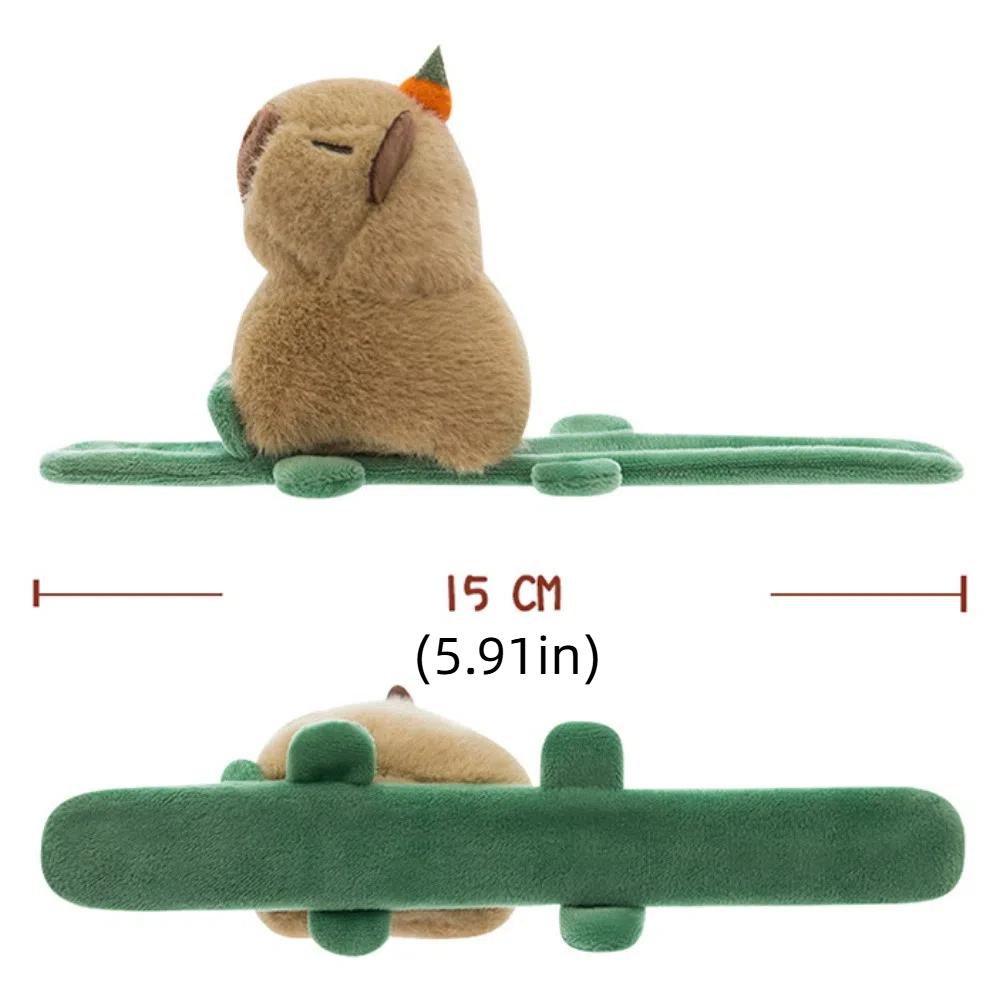 Crocodile Capybara Slap Snap Doll Toy Turtle Animal Plush Slap Bracelet  Home Decor