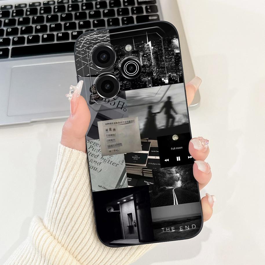 For Tecno Pova 6 Pro 5G 2024 Case LI9 Camera Lens Protective Cover Cute Panda Cartoon Soft Bumper For Tecno Pova 6 Pova6 5G Capa