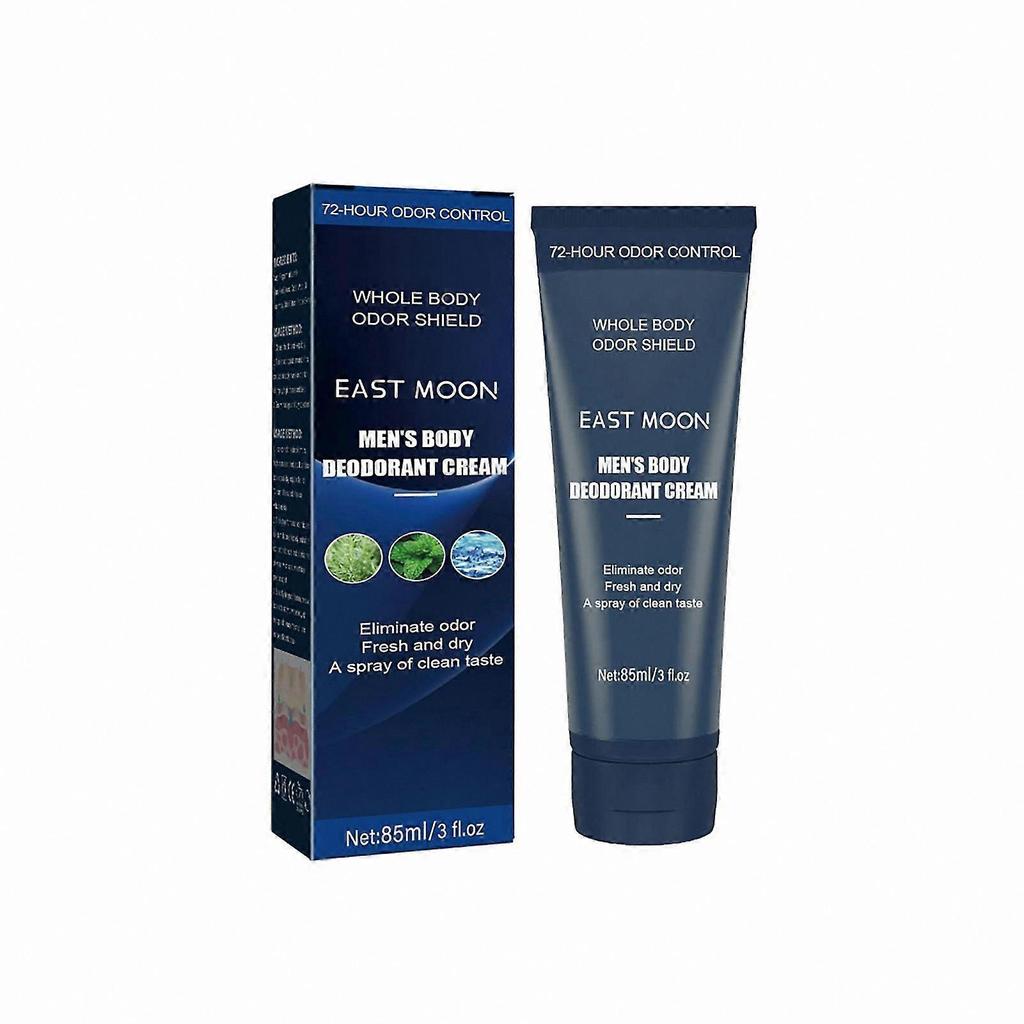 2-Pack 80ml Underarm Deodorant Cream for Men, Long-Lasting Freshness, Sweat and Odor Control with Skin-Friendly Formula