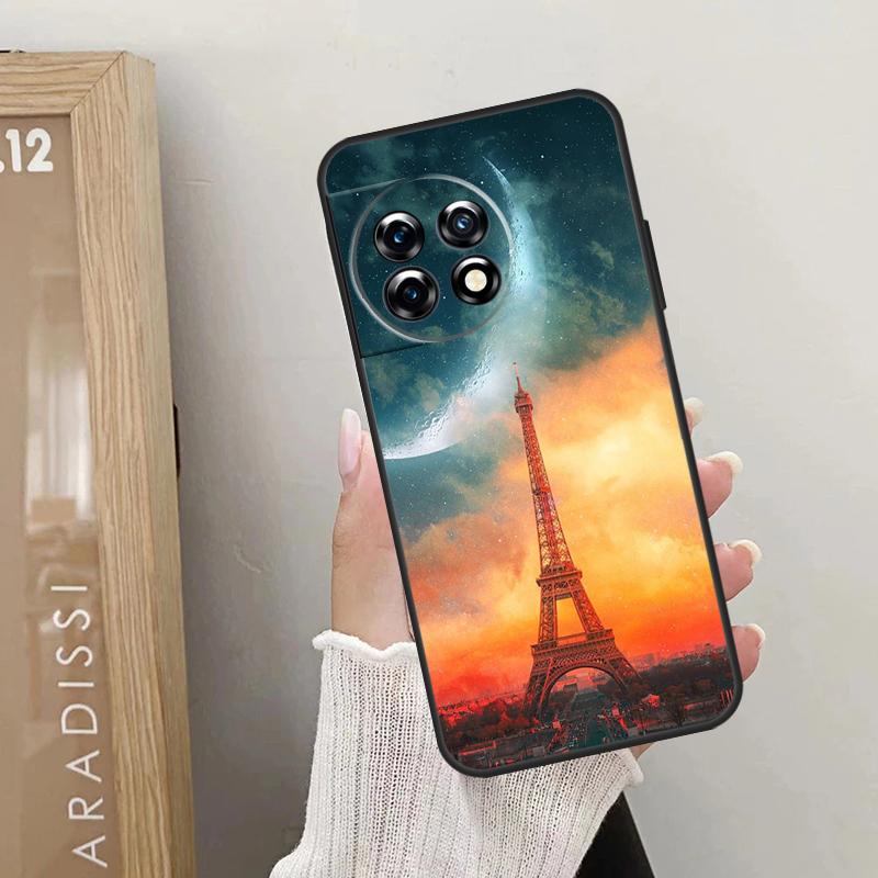 Париж Эйфелева башня Франция Чехол Для OnePlus Nord 5 CE 2 3 4 Lite N20 N30 OnePlus 15 R 13R 12R 10R 13T 10T 11 12 13 Обложка