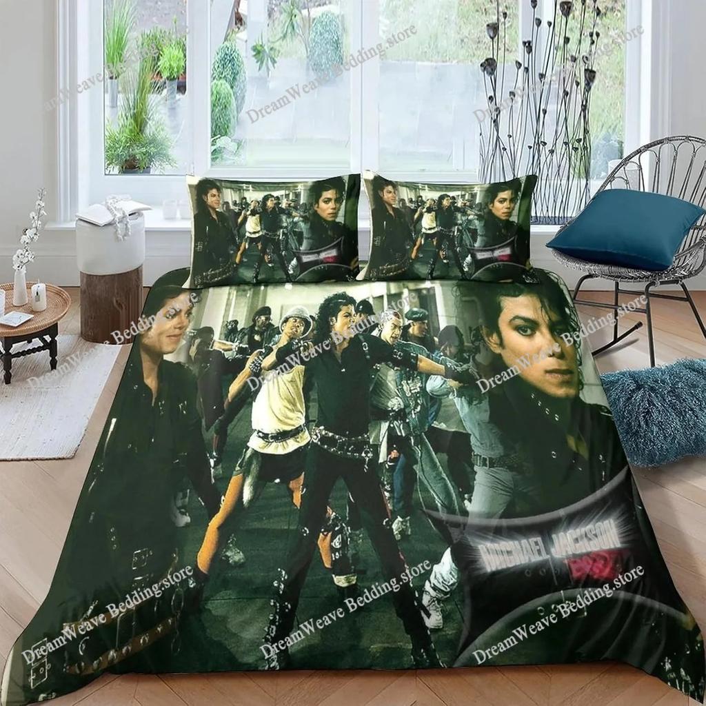 Michael Jackson Bedding Set Duvet Cover 3d Bedding Fashion Design Decoration King Duvet Cover Set Double Bed Set Bedding Sets