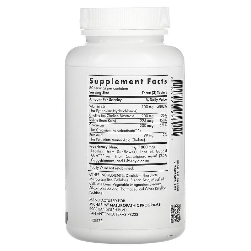 Fat Metabolism Factors, 180 Vegetarian Tablets