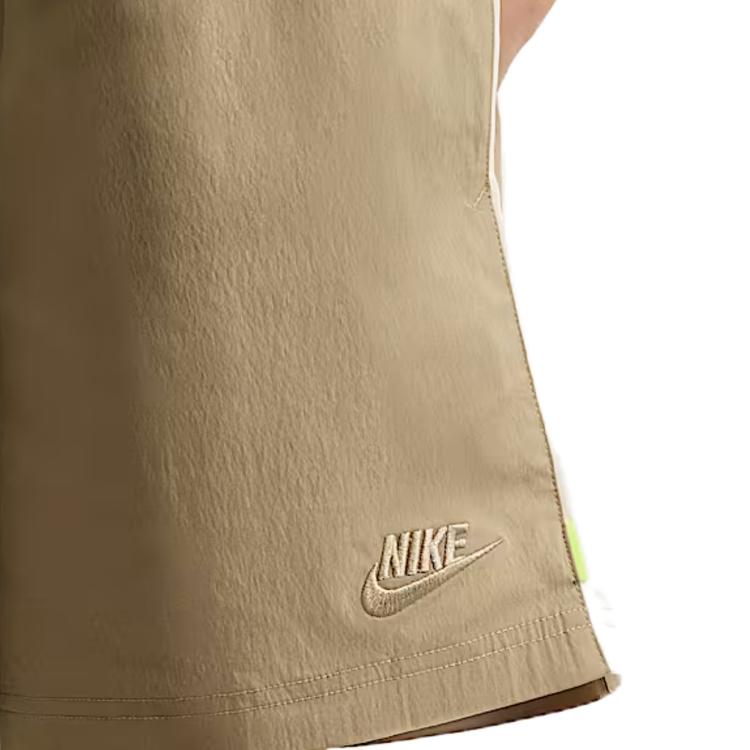 Nike Дышащие однотонные полосатые шорты средней посадки для детей шорты IM5501-297