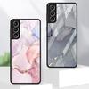 Мраморный узор 3 стеклянный чехол для Samsung Galaxy S22 S20 FE S21 Plus чехол для телефона S10 5G S9 Note 20 Ultra 10 Lite Shell