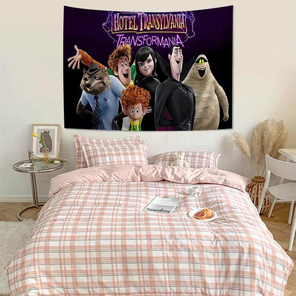 Anime Hotel Transylvania Hanging Bohemian Tapestry Bohemian Wall Tapestries Mandala Kawaii Room Decor