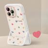Ins Feng Love Iphone16promax Apple 15 Невидимый кронштейн 14 Чехол для мобильного телефона 13 Милый XS/XR в горошек