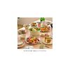 ideaco Bamboo Melamine Tableware Usumono Salad Bowl 22cm Sand White 302SWH