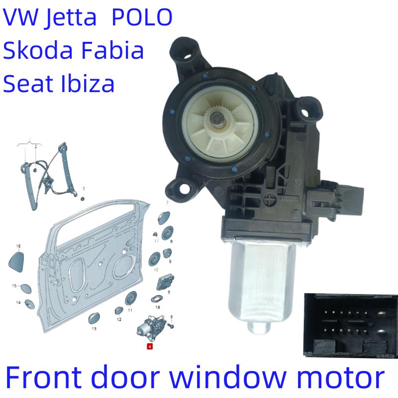 For VW Jetta POLO Amarok Skoda Fabia Seat Ibiza window motor new 6R0959801 6R0959802 6R0959801M 6R0959801A 6R0959802P 6R0959802C