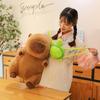 Capibara Plush Toy Turtle Backpack Capybara Doll Pillow Guinea Pig Doll Gift Ragdoll