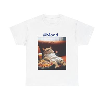 Cat #Mood- Heavy Cotton Tee