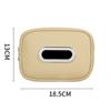 Easy Install Car Tissue Box Holder PU Leather Center Console Organizer  Road Trip