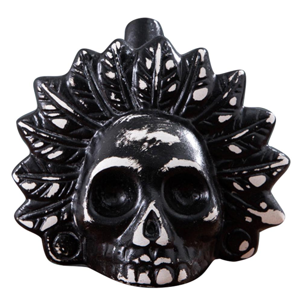 Spooky Aztec Death Whistle Loud Scream Whistle Skull Whistle for Halloween Prank Props