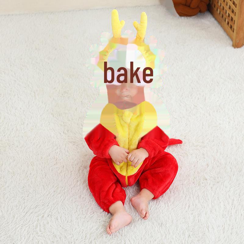 Детская фланелевая пижама Michley Cartoon Animal - домашняя одежда осень/зима