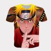 Short Sleeve T Shirt Naruto Japanese Cartoon Fashion Casual Children Men Clothing 3D Printed Short Sleeve Top Clothing