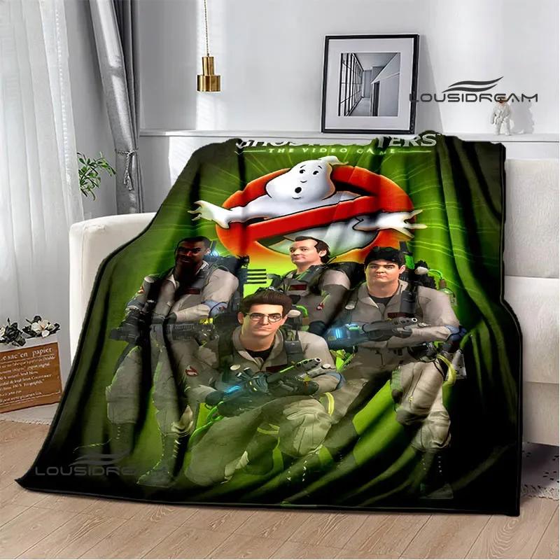 G-Ghostbusters Мультяшное одеяло Теплое фланелевое одеяло Мягкое и удобное Домашнее дорожное одеяло Постельное белье Подарок на день рождения