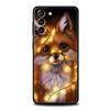 Милый мультяшный лис Животное Качественный чехол для телефона для Samsung Galaxy S23 S24 S22 S20 FE S10 Plus S21 Ultra 5G S10E S9 S8