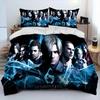 3D R-Resident Evil Games Gamer Comforter Постельное белье, пододеяльник, наволочка, размер king-size, комплект постельного белья для мальчиков
