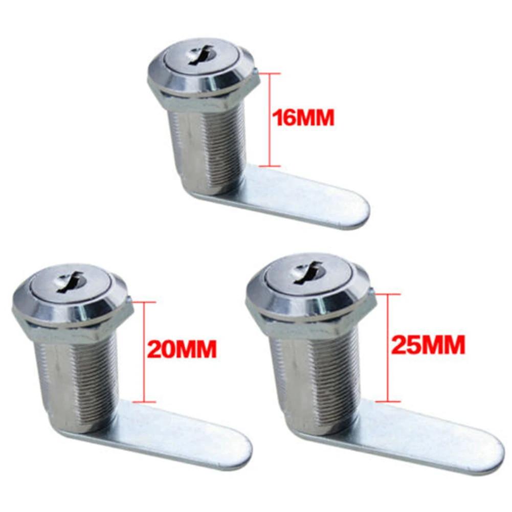 16/20/25/30 мм кулачковый замок дверной цилиндр ящик шкаф почтовый ящик шкафчик + 2 ключа шкаф офисный стол почтовый ящик кулачковые замки