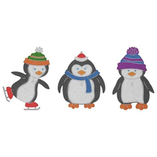 3шт/набор милый мультфильм пингвин резки умирает трафарет DIY Скрапбукинг альбом декор