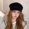 Short Brim Suede Berets Warm Painter Hat Fashion Newsboy Hat Women