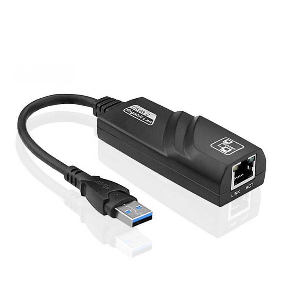 100-метровый гигабитный USB-адаптер Ethernet, USB в RJ45, без драйверов, с портом Type-C