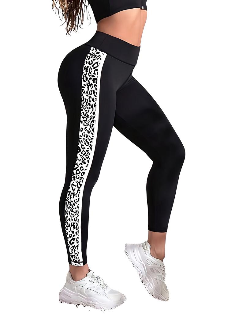 Женские однотонные брюки с высокой талией для йоги и фитнеса