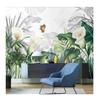 Nordic Wallpaper For Living Room Calla Lily Mural Tropical Plant Pastoral TV Background Wall Paper Home Decor