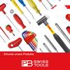 Набор прецизионных отверток PB Swiss Tools SwissGrip с плоским и крестовым шлицем в бумажной коробке, 4 шт., 8620.CBB
