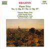 CD J. BRAHMS - Brahms:Piano Trios 1 & 2 8550746 Naxos 1993 Germany Classical Used