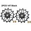 2pcs 12T 14T Bike Ceramic Bearing Rear Derailleur Pulley Guide Roller Idler For SHIMANO SRAM DEORE GX Jockey Wheel Bicycle Parts