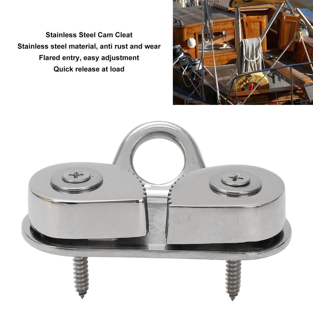 Rustproof Design Cam Cleat 5 to 15mm Rope Leading Ring Rope Cleat Sailboat Hardware