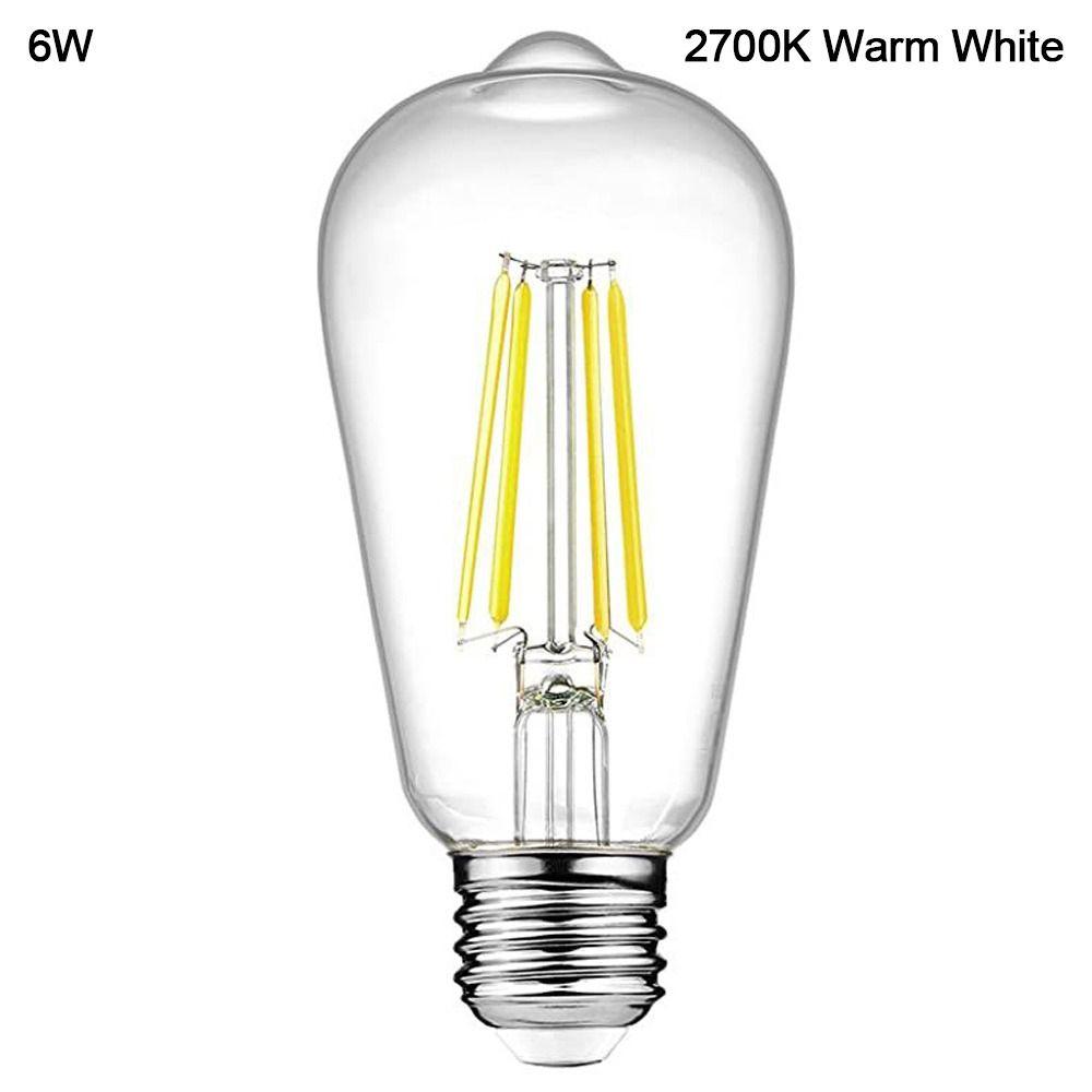 Светодиодная лампочка E27 ST64 ST64 Лампочка-свеча Горячая хрустальная лампочка для украшения дома