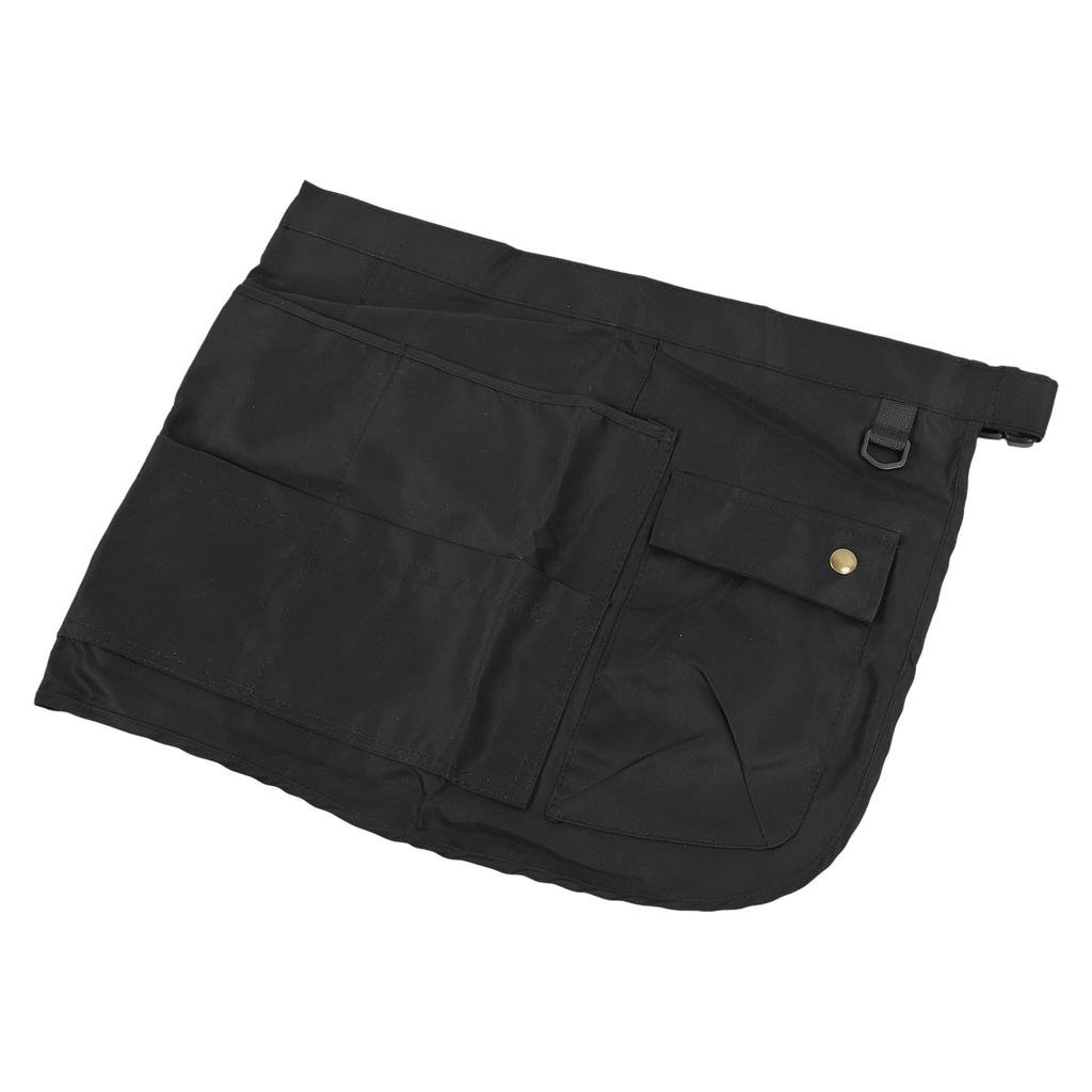 Half Apron Tool Pouch Belt Adjustable Gardening Tool Waist Bag Belt with Multi Pockets Makeup Artist Waist Apron