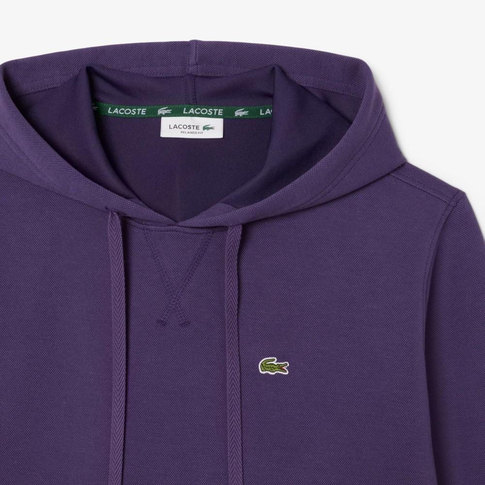 Lacoste Женская двусторонняя пике-толстовка с капюшоном SF5259-55NZSV