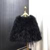 Ostrich Fur Turkey Fur Coat Women's Fur Top Short Winter Cotton Winter