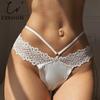 Женское сексуальное нижнее белье, кружевные трусики с низкой талией, бесшовное нижнее белье с перекрестной повязкой, удобное интимное белье