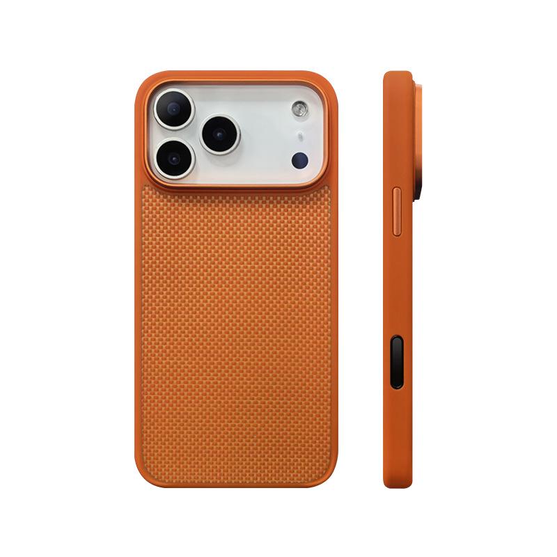 Чехол для iPhone 17 Pro Max из кевлара, углеродного волокна + ТПУ, магнитный, ударопрочный