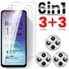[3+3] 6pcs/Lot Redmi 14C 4G HD Clear Screen Protector Tempered Glass + Camera Lens Film POCO C75 Anti-Scratch Protective Glass Film