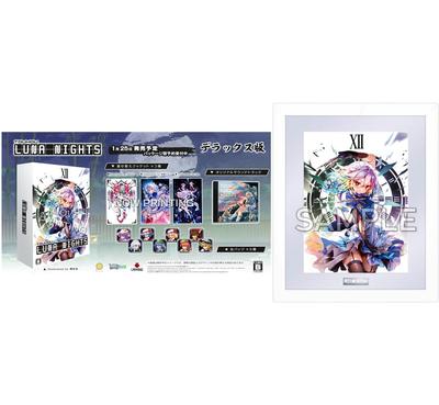 Touhou Luna Nights Deluxe Edition Включает прозрачную карту с изящным рисунком персонажа для PS5 CD с оригинальным саундтреком в качестве первого бонуса для обычного специального издания